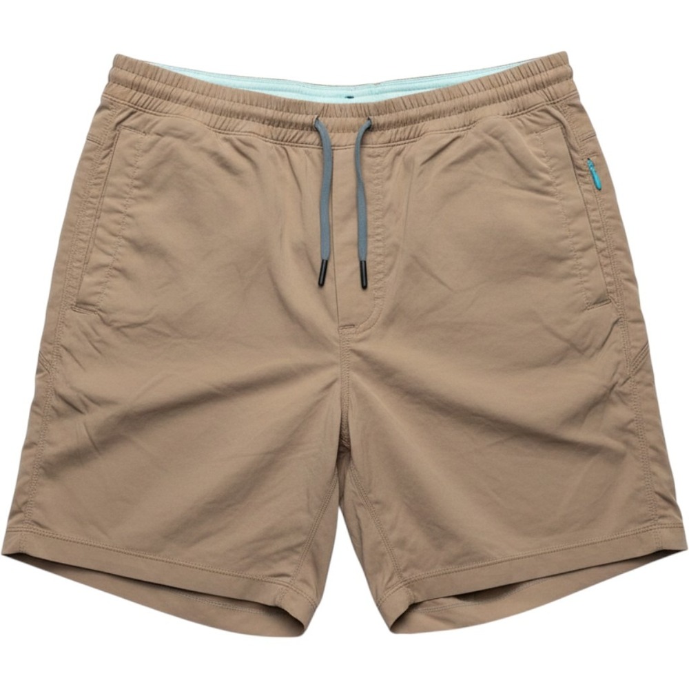 Birddogs Gym Shorts Mens L Khaki Activewear Lined Pocket Stretch 7in Inseam
